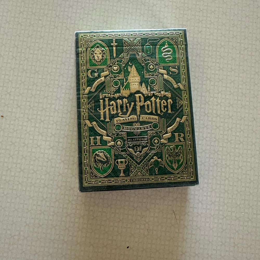 Theory Green Harry Potter Playing Cards